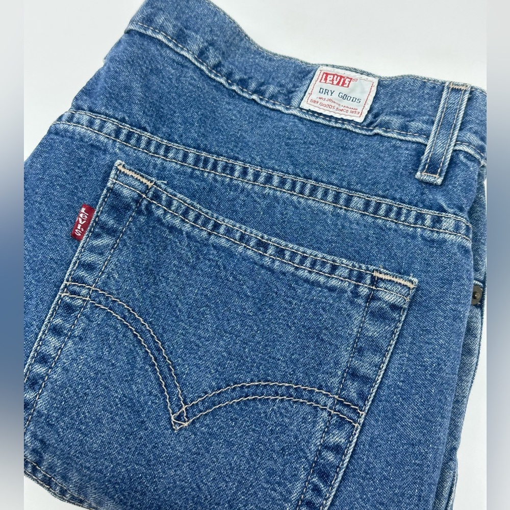 Vintage 1999 Levis Dry Goods Jeans Womens Sz 12 Regular Cropped Denim N9